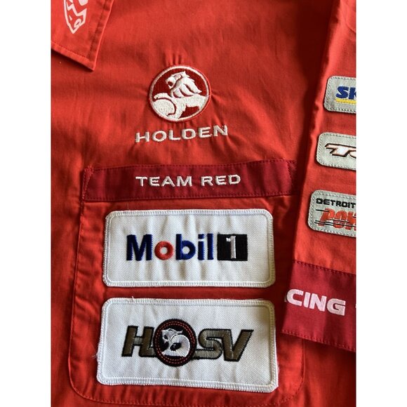HRT HOLDEN RACING TEAM Button Up Pit Crew Shirt V8 SUPERCARS Men's 2XL - Picture 3 of 16